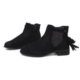 Bottines Daim Jodhpur W132 Noir 2