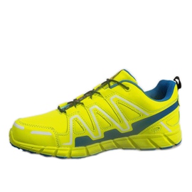 Baskets Sportowe Baskets RS82716-4M VERT / BLEU jaune 2