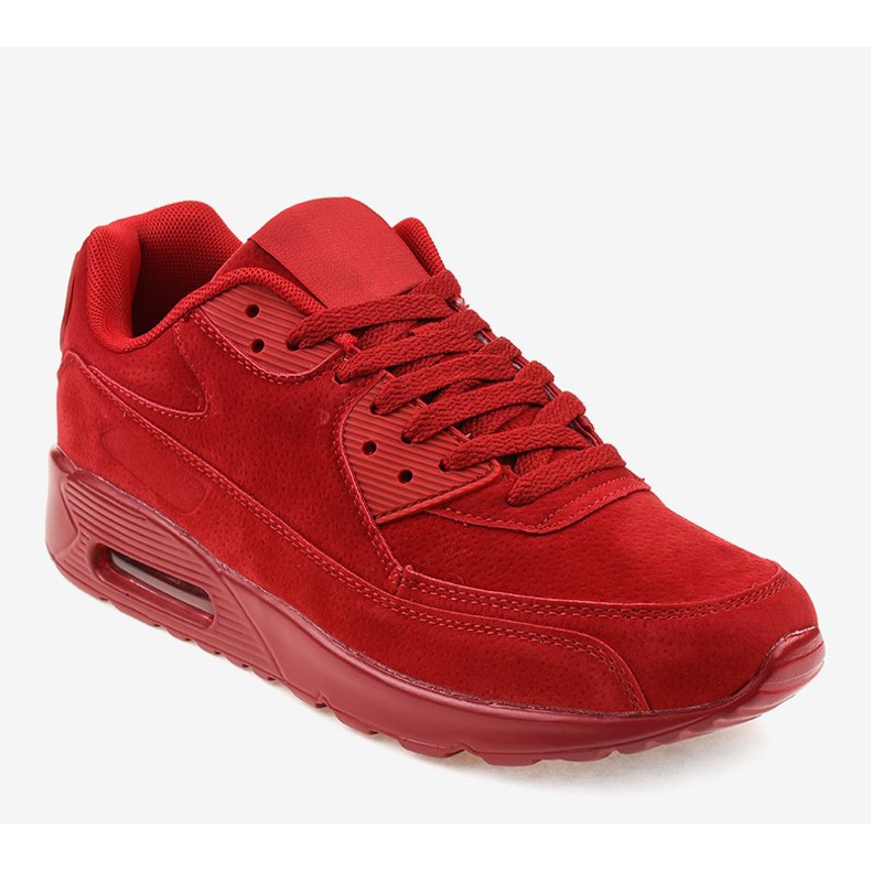 Chaussures de sport rouges pour hommes 55109-2 1