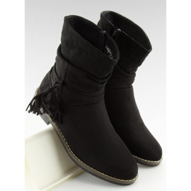 Noir Bottes noires pour femmes 4169 Noir le noir 1
