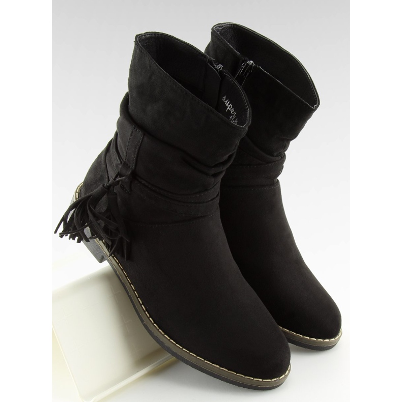 Noir Bottes noires pour femmes 4169 Noir 1