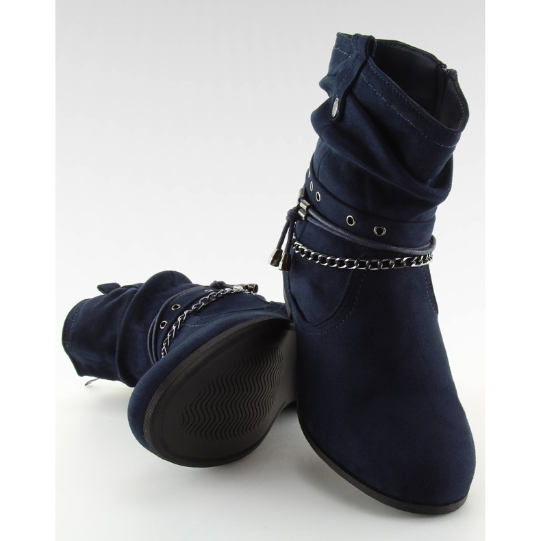 Boots bleu marine 3767 Bleu 1