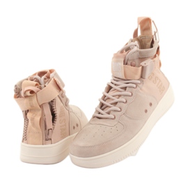 Big Star High Eco-Lather Sneakers 274658 Powder Pink rose 4
