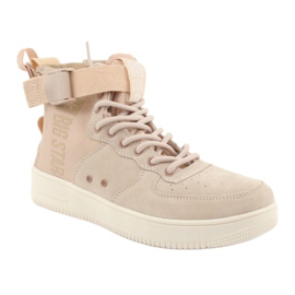 Big Star High Eco-Lather Sneakers 274658 Powder Pink rose 1