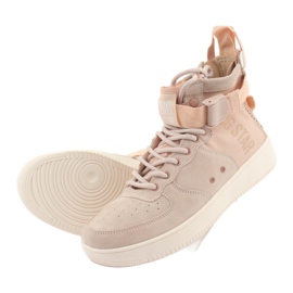 Big Star High Eco-Lather Sneakers 274658 Powder Pink rose 5
