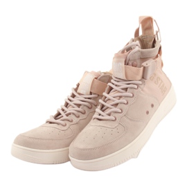 Big Star High Eco-Lather Sneakers 274658 Powder Pink rose 3