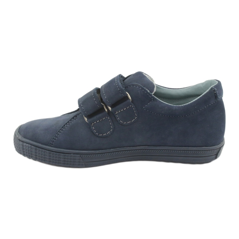 Chaussures de garçons en cuir Mazurek pour velcro 268 bleu marine 2 Chaussures de garçons en cuir Mazurek pour velcro 268 bleu marine 2