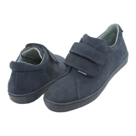 Chaussures de garçons en cuir Mazurek pour velcro 268 bleu marine 4 Chaussures de garçons en cuir Mazurek pour velcro 268 bleu marine 4