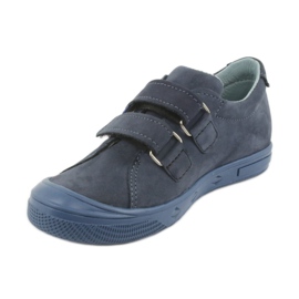 Chaussures garçon, velcro Mazurek 1267 bleu marine 2