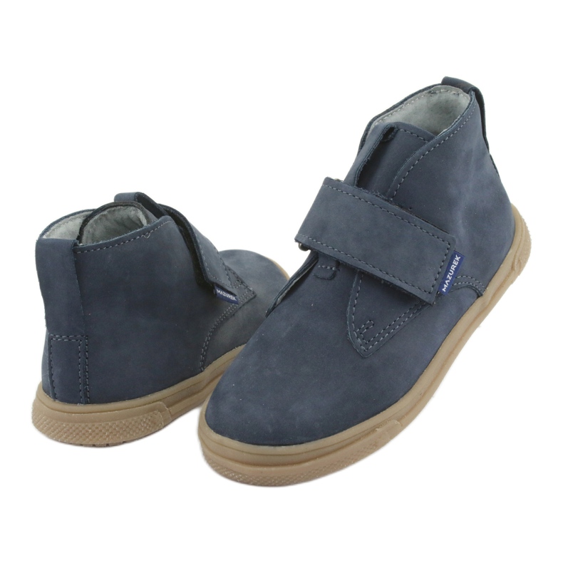 Bottines Velcro Mazurek 106 bleu marine 4 Bottines Velcro Mazurek 106 bleu marine 4