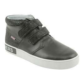 Mazurek Chaussures pour enfants en cuir noir 1