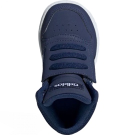 Adidas Hoops Mid 2.0 EE6714 chaussures pour enfants bleu marin 1