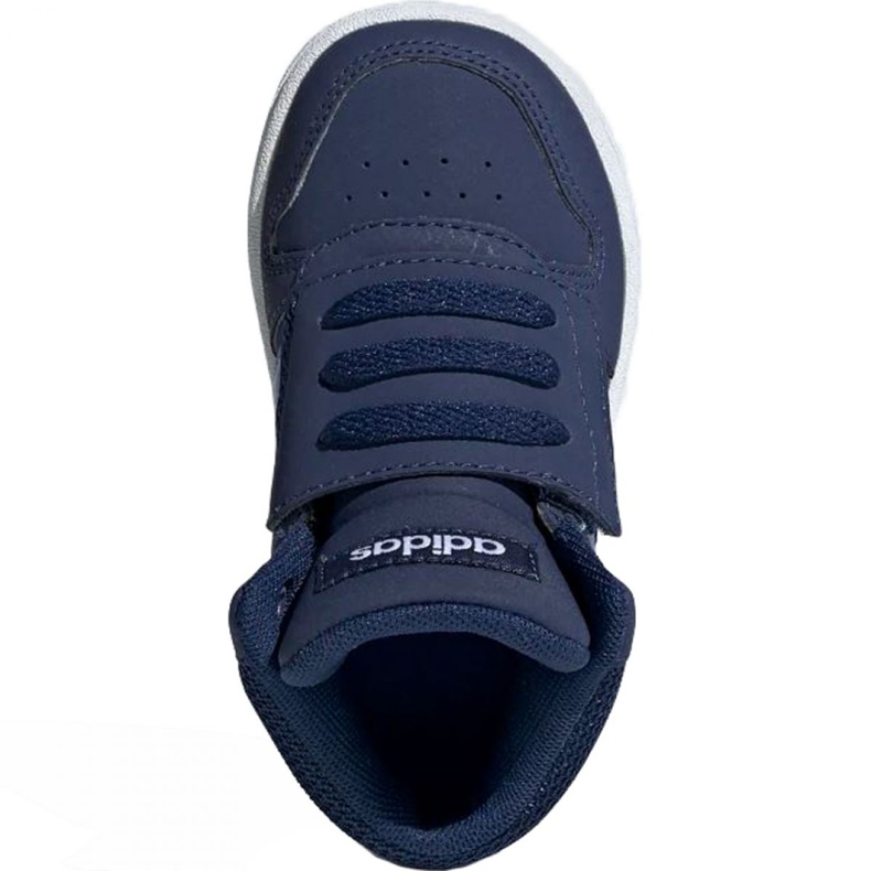 Adidas Hoops Mid 2.0 EE6714 chaussures pour enfants bleu marine 1