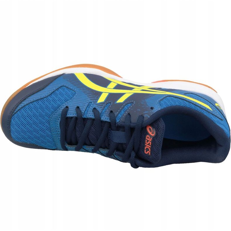 Asics Gel-Rocket 9 M 1071A030-400 chaussures de volley-ball bleu bleu 2