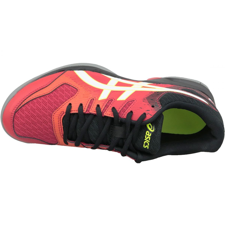 Asics Gel-Rocket 9 M 1071A030-600 chaussures de volley-ball rouge multicolore 2
