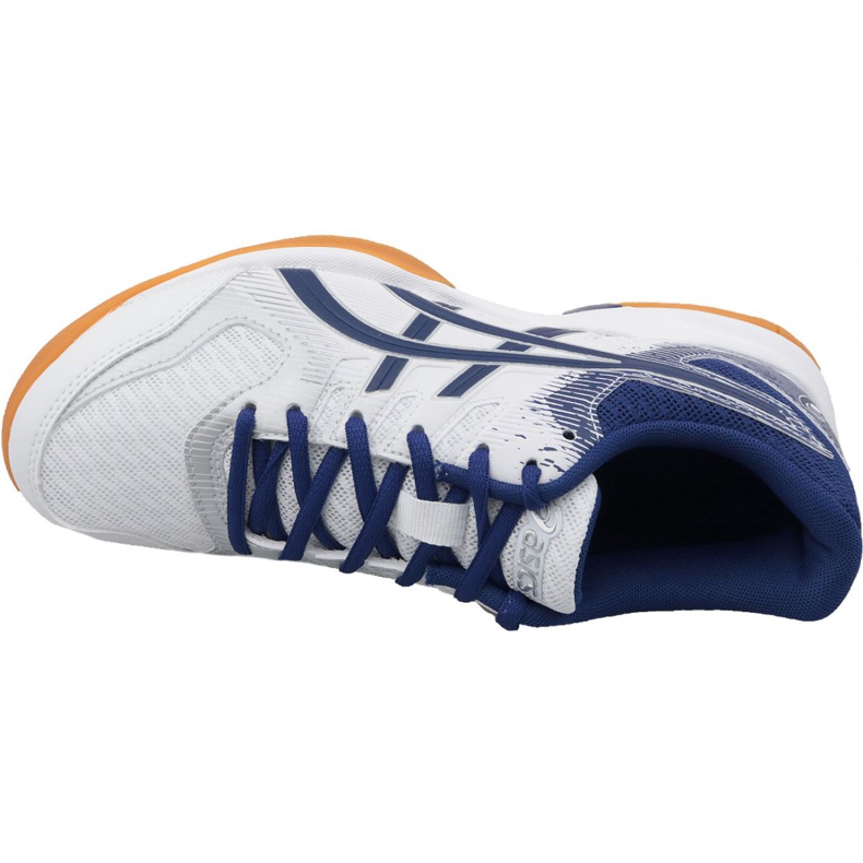 Asics Gel-Rocket 9 W 1072A034-102 chaussures de volley-ball blanc blanc 2