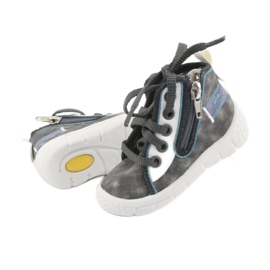 Chaussures enfant Befado 547P001 blanche bleu gris 5
