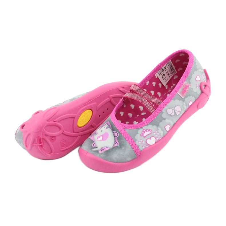 Chaussures enfant Befado 116X248 rose gris 5