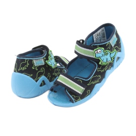 Chaussures enfant Befado vertes 250P088 bleu marine bleu 4