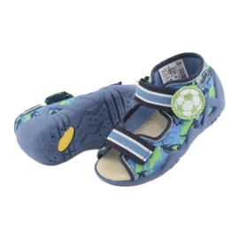 Chaussures enfant Befado jaune 350P002 bleu vert 5