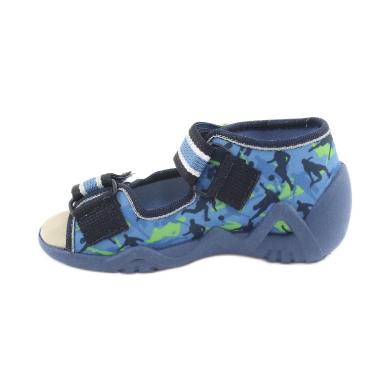 Chaussures enfant Befado jaune 350P002 bleu marin bleu vert 2