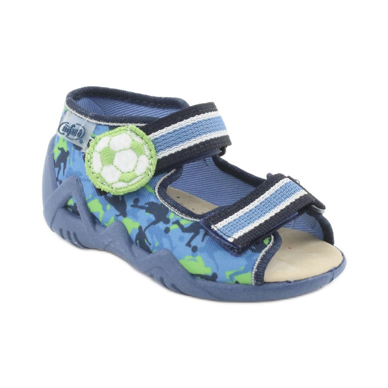 Chaussures enfant Befado jaune 350P002 bleu marin bleu vert 1