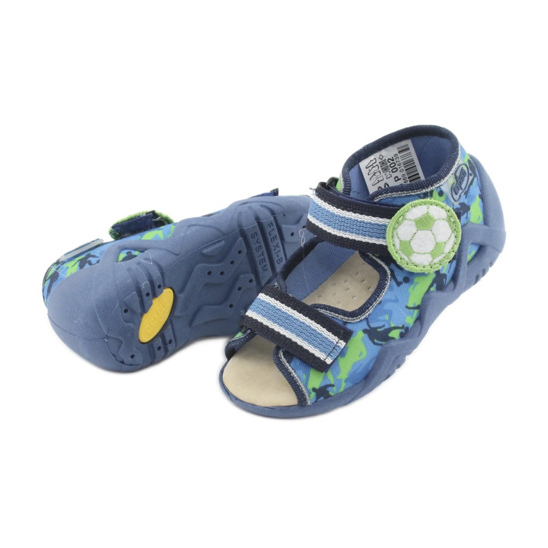 Chaussures enfant Befado jaune 350P002 bleu marin bleu vert 5