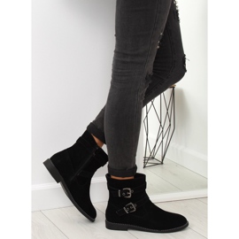 Bottines plates noires MB188-266 Noir le noir 1
