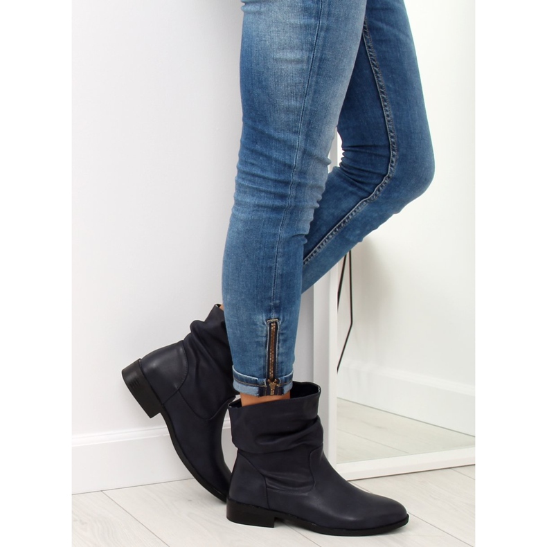 Boots femme bleu marine 1127-PA DK.BLUE 1 Boots femme bleu marine 1127-PA DK.BLUE 1