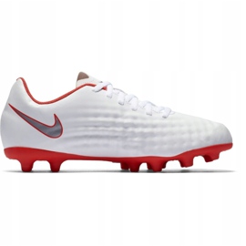 Blanc Nike Magista Obra 2 Club Fg Jr AH7314 107 chaussures blanche blanche 1