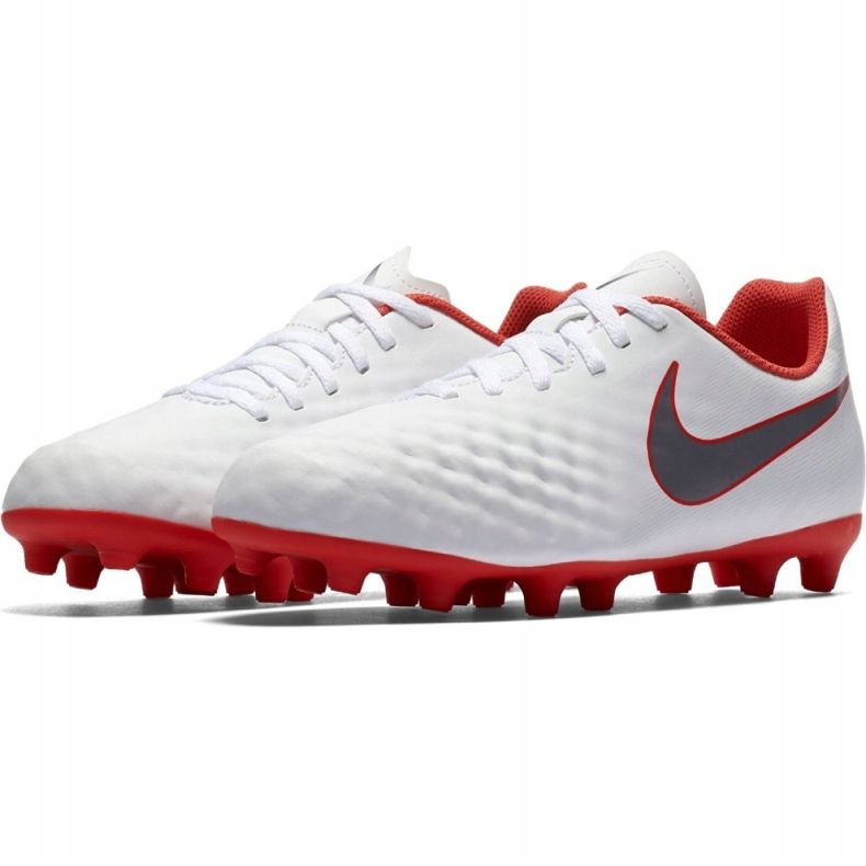 Blanc Nike Magista Obra 2 Club Fg Jr AH7314 107 chaussures 2