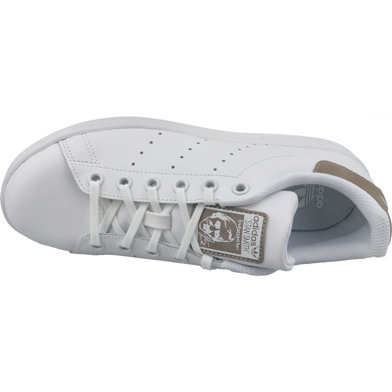 Chaussures Adidas Stan Smith Jr DB1200 blanche 2 Chaussures Adidas Stan Smith Jr DB1200 blanche 2