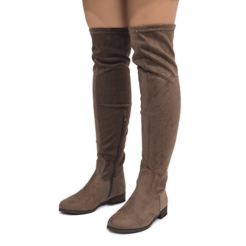 Bottes taupe pour femme 3037-49 multicolore 1