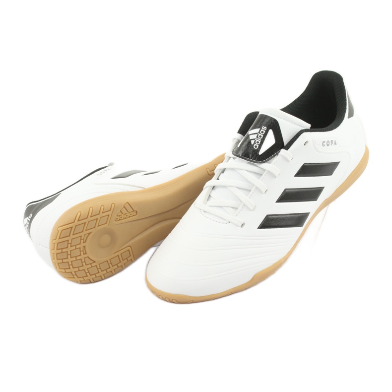 Chaussures d'intérieur adidas Copa Tango 18.4 En M CP8963 blanche 3