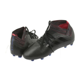 Chaussures de football Adidas Nemeziz 18.3 Fg Jr D98016 noir 3