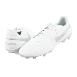 Nike Tiempo Legend 8 Academy FG / MG AT5292 100 chaussures de football blanc 4