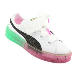 Plateforme Candy Princess Sophia Webster PUMA Blanc PUMA Noir blanche le noir rose vert 1