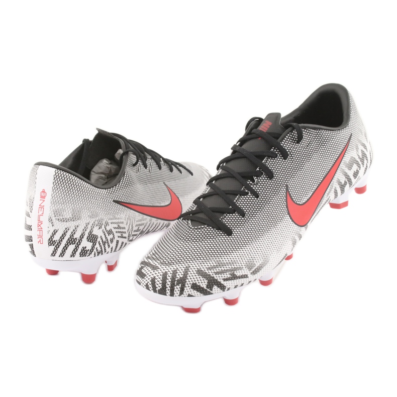 Chaussure de football Nike Mercurial Vapor 12 Academy Neymar FG / MG M AO3131-170 blanc 3