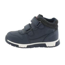 Chaussures de sport velcro Big Star 374065 bleu marine blanc rouge 2