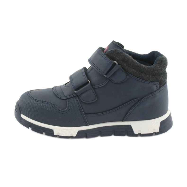 Chaussures de sport velcro Big Star 374065 bleu marine blanc rouge 2