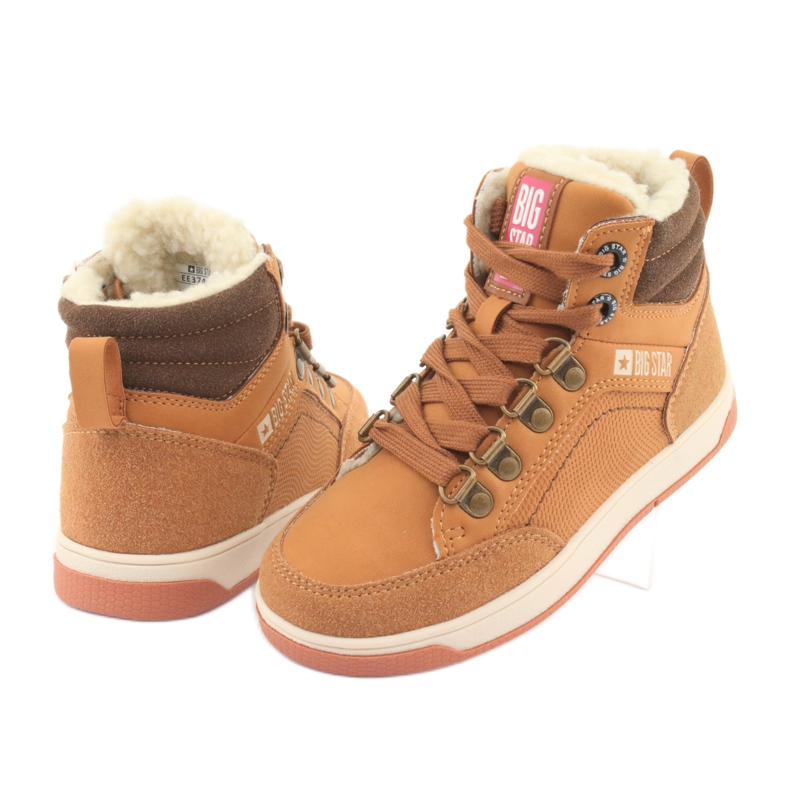 Baskets Big Star 374085 brun multicolore 3