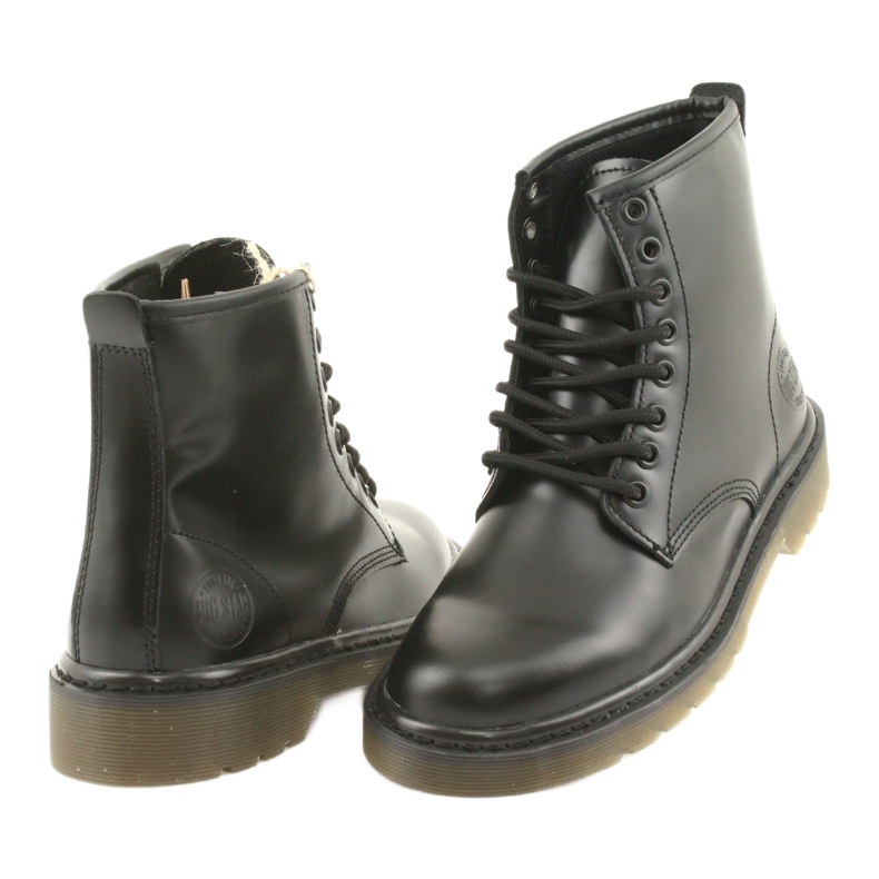 Bottes noires Big Star le noir 3 Bottes noires Big Star le noir 3