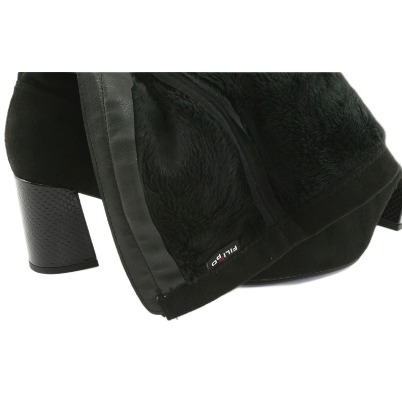 Bottines noires Filippo 1028 4