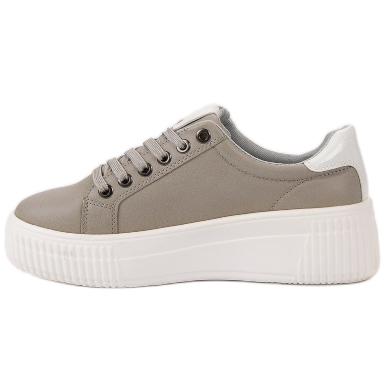 Kylie Chaussures de sport sur la plate-forme gris 1