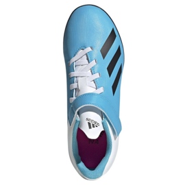 Adidas X 19.4 H&amp;L Tf Jr EF9126 bleu chaussures 1