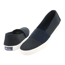 Baskets femme American Club bleu marine 4