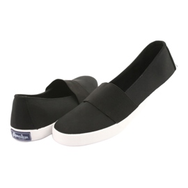Baskets femme American Club baskets noires 4