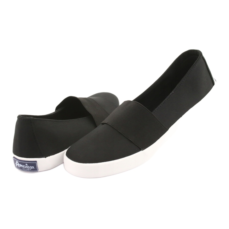 Baskets femme American Club baskets noires 4