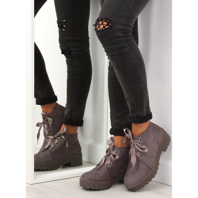 Gris Bottes pour femmes gris LL219 Gris 2