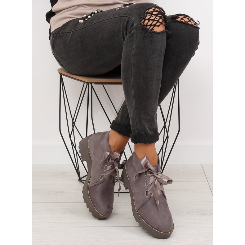 Gris Bottes pour femmes gris LL219 Gris 1